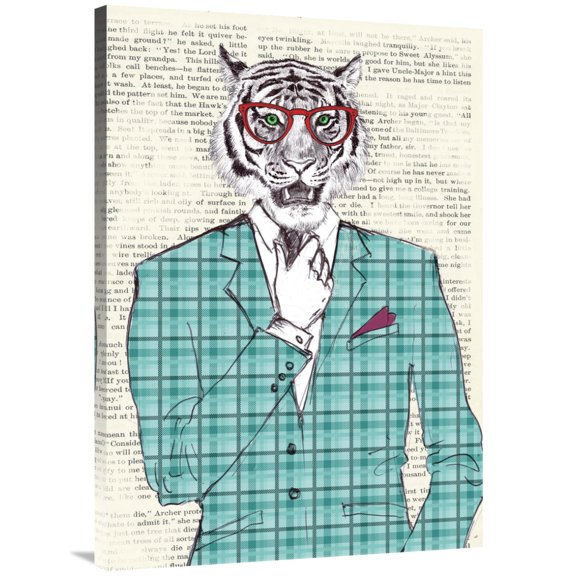 Global Gallery's 'Loverboy (detail)' by Matt Spencer Stretched Canvas Wall Art