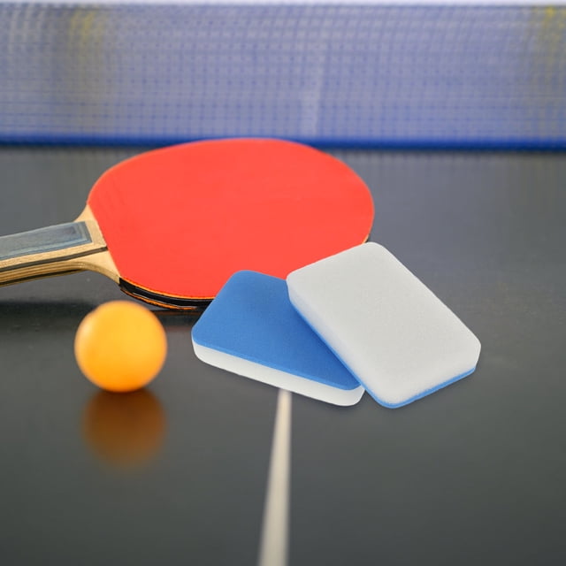RUNROTOO 2Pack Paddle Cleaner Table Tennis Bat Cleaner Multi EVA Sponge Brush