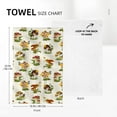 thumbnail image 2 of Cute Mushroom Plant Butterfly Kitchen Towels with Hanging Loop, Beige Boho Absorbent Dish Towels for Kitchen, Botanic Farmhouse Tea Towels for Kitchen Decor 2 Piece 16x24 Inch, 2 of 12