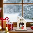 thumbnail image 2 of Christmas Table Decorations Wooden House Desktop Party Festive, 2 of 6