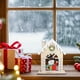 thumbnail image 1 of Adornos navideños, regalos navideños, decoraciones navideñas de madera para casas, mesas de escritorio, fiestas, decoración festiva, adornos de madera., 1 of 6