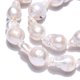 thumbnail image 5 of Natural Baroque Pearl Keshi Pearl Beads Strands Cultured Freshwater Pearl Round Seashell Color 10~24x9~13mm Hole: 0.6mm about 18~32pcs/strand 14.96~15.55 inch(38~39.5cm), 5 of 6