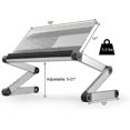 thumbnail image 3 of Support de Lecture avec Hauteur et Inclinaison Réglables Idéal pour Livres/tablettes/documents Parfait pour Manuels. Aluminium, Noir., 3 of 4
