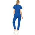thumbnail image 5 of Medichic Mini Marilyn Women's Joggers Scrub Set Medical Nursing Stretch Flex V-Neck Jogger Scrubs Available in Over 20 Color, 5 of 5