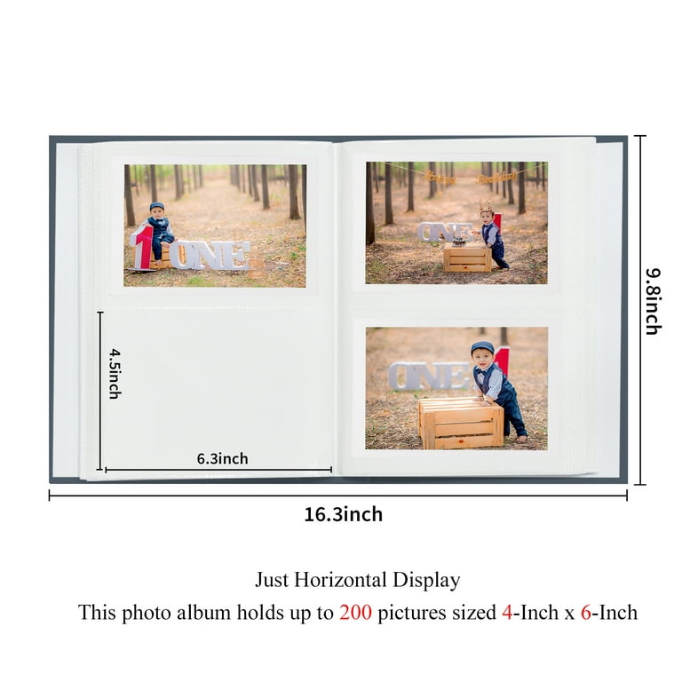 4d Large 6-inch Intert Photo Album 200 Pages Scrapbook Paper Baby Family  Wedding Memory Foto Albums Scrapbooking Books Instax - Photo Albums -  AliExpress
