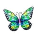 thumbnail image 5 of Mariposas de metal Decoración de pared Hermoso arte artístico portátil de pared para interiores y exteriores Estilo A, 5 of 9