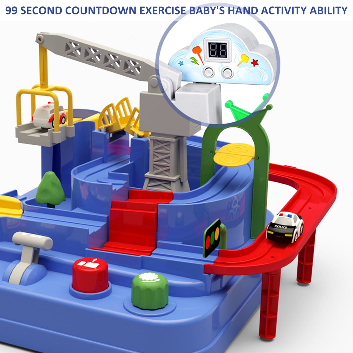 Carro Aventura Track Toys Set para Crianças, Jogo Educativo, Mecânico  Interativo Racing Rail, Brinquedo Modelo de Carro, Jogo Cerebral, Kids Gift