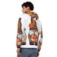 thumbnail image 4 of Kdxio Gnomes In Autumn Print Men Hoodies Casual Hoodies for Men with Zip Pockets Full Zip Long Sleeve Sweatshirt Sports Hooded Jacket-Large, 4 of 5