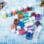 Milue Mica Powder-18 Colors Pigment Supply Pearls for Makeup/lip Gloss Coloring