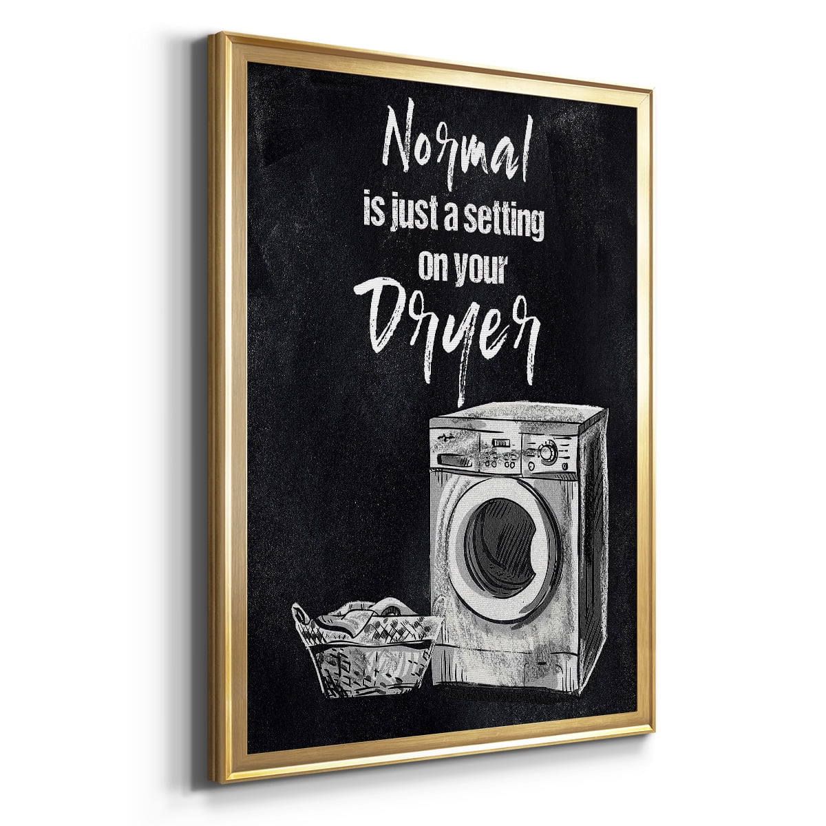 Normal Is Just A Setting Premium Framed Print - Ready to Hang