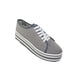 thumbnail image 1 of TENIS PLATAFORMA ZAPATOS CASUALES ALPARGATAS DAMA LEON TEXTIL GRIS DELFIN 2624 LEON  2624p, 1 of 3