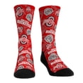 thumbnail image 2 of Unisex-Rock Em Socks  Ohio State Buckeyes Game Day Two-Pack Crew Socks Set, 2 of 3