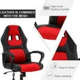 thumbnail image 5 of XF XINFENG Gaming Ergonomic Office Chair, 250lbs Capacity Nylon, Metal Computer Chair with Lumbar Massage, Height Adjustable 360° Swivel Racing Chair, Red, 5 of 8