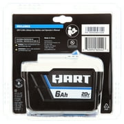 HART 20 Volts 6.0Ah Lithium-Ion Battery (Charger Not Included)