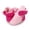Hot Pink, variant on Zecgelong Baby Girls Boys Fleece Cozy And Warm Booties Infant Snow Boots‌ 0-6 Months