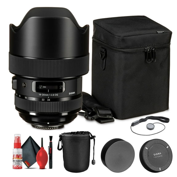 Sigma 14-24mm f/2.8 DG HSM Art Lens for Nikon F BUNDLE