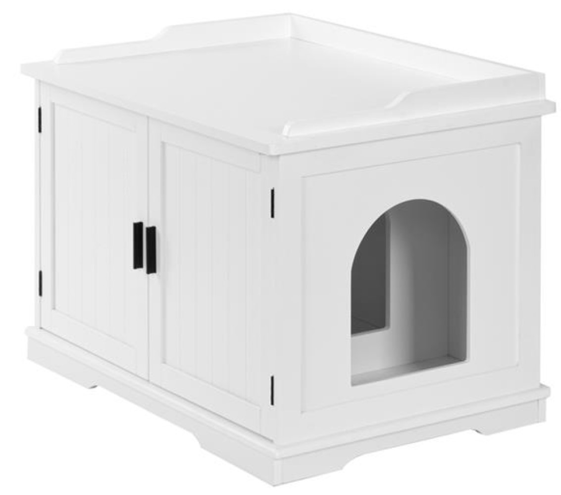 O'force Cat Litter Box Enclosure Large Wooden Indoor Storage