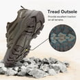 thumbnail image 4 of Gexuosn All-Terrain Hiking Shoes for Men Lightweight Breathable Anti Slip Outdoor Trekking Trails Shoes,Gray, 4 of 6