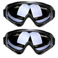 thumbnail image 2 of Cheers.US 2Pcs Unisex Skiing Snowboard Skate Snowmobile Glasses Motorcycle Riding Sunglasses Windproof Dust-proof Snow Sports Goggles, 2 of 6