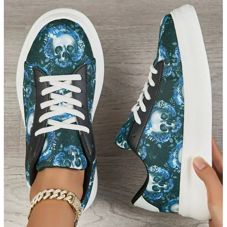 Halloween sneakersWomen s Comfort Sneakers Cute Low Top Canvas Shoes Casual Work Shoes Walmart