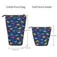 thumbnail image 2 of Lsque Dinosaurs Adventure Pattern Telescopic Pencil Bag Pen Holder Stationery Case, Stand-up Retractable Transformer Bag Organizer, 2 of 6