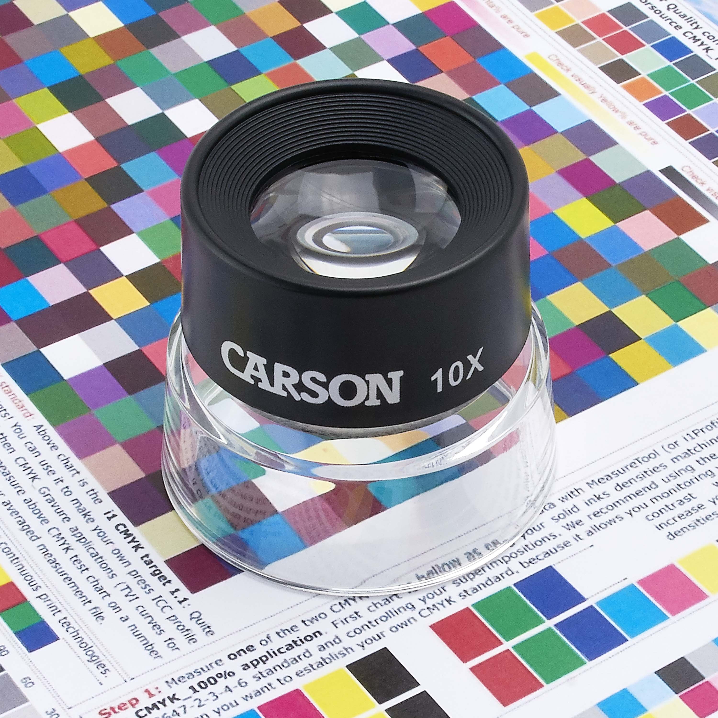 Carson LumiLoupe Series Pre-Focused Stand Magnifier Loupes LL-10, LL-20, LL-...