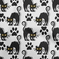 thumbnail image 1 of oneOone Silk Tabby White Fabric Halloween Diy Clothing Quilting Fabric Print Fabric By Yard 42 Inch Wide, 1 of 4