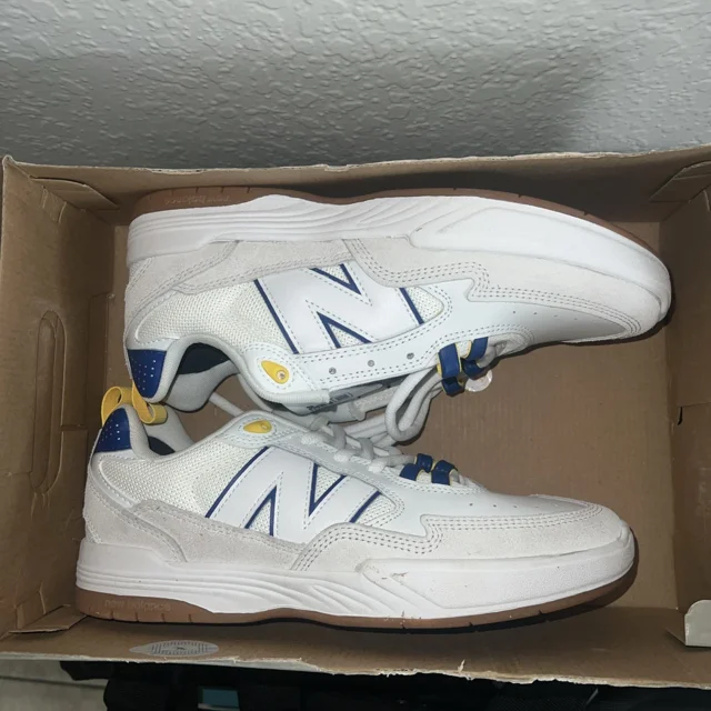 New Balance Numeric 808 Tiago Lemos - White/Royal - NM808WBY - Men’s Size 9D