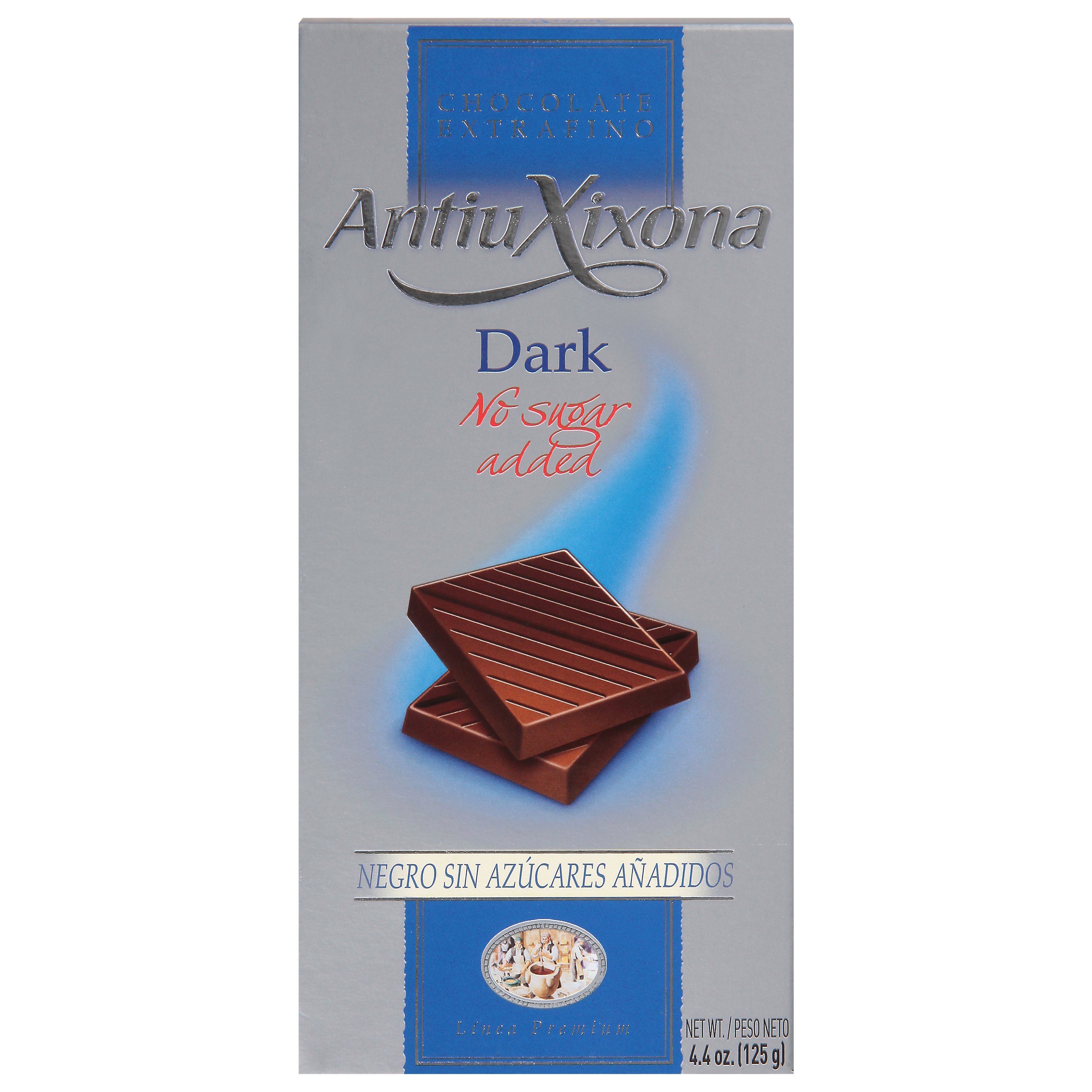 Antiu Xixoria No Sugar Added Dark Chocolate Bar, 4.4 oz