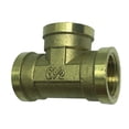 thumbnail image 4 of G1 / 2 "T de rosca Conector de adaptador de tón completo Tornillo de montaje de tubo de tubería Macarena Adaptador de rosca de latón de 3 vías, 4 of 8