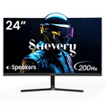 thumbnail image 1 of Suevery 24" 200Hz Gaming Monitor,IPS Panel,FHD Computer Monitor, Built-in Speakers, 120% sRGB, FreeSync, Black, 1 of 9