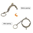 thumbnail image 5 of Uxcell Metal Purse Frames, 2" 5Pack Kiss Lock Clasp Frame for Coin Bag Sewing DIY, Bronze, 5 of 6