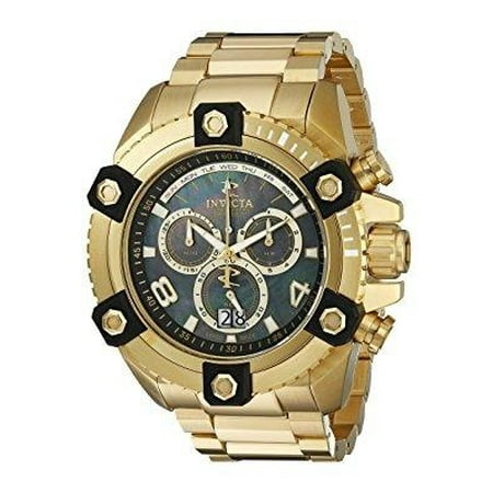 - Men's Arsenal Reserve Chronograph 18K GP SS Black MOP Dial