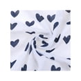 thumbnail image 4 of INSPIRE CHIC Women's Heart Printed Cotton Linen Scarves, Cute Retro Lace Trim Square Headscarf Neckerchief 23.6x23.6" White, 4 of 6