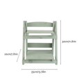 thumbnail image 4 of Folding Two Layer Flower Pot Rack Retro Plant Stand Shelf for Indoor Outdoor Creative Storage Organizer for Home Office Balcony, 4 of 5
