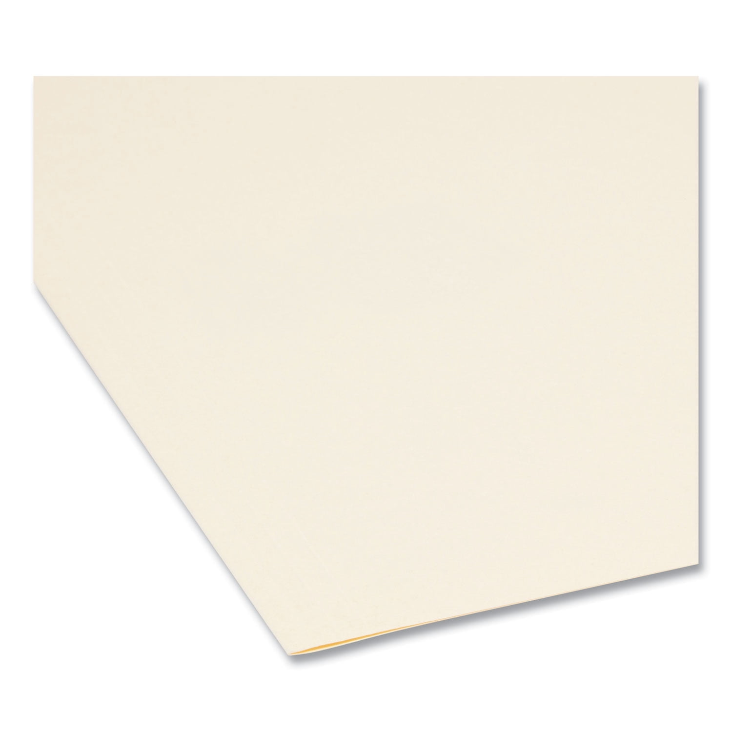 Smead 10385 Guide Height File Folders, 2/5 Cut Right Top Tab, Letter, Manila, 100/Box