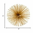 thumbnail image 2 of Modern Day Accents5067Pilluelo Urchin Small Gold SphereModern Day Accents Pilluelo Urchin Small Sphere, Gold, Modern, Filler, Tabletop, Bowl, Round, Balls, Spikey, Spikes, Urchin, Sea, Iron, 6"DGold, 2 of 2