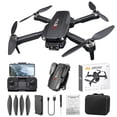 thumbnail image 2 of PAVEOS Drones para adultos, dron con motor sin escobillas y cámara 1080P, 2.4G Wifi FPV RC Quadcopter con modo sin cabeza, sígueme, retención de altitud, juguetes para evitar obstáculos,, 2 of 5