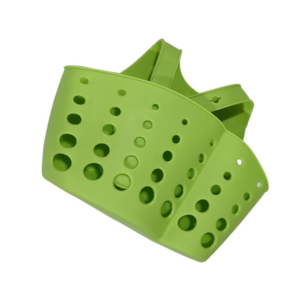 Naiovety Bolsa de drenaje colgante Cesta de baño Gadget de almacenamiento Herramientas Soporte para fregadero Plástico Organizadores de utensilios de cocina verde Naiovety JJ2389-01