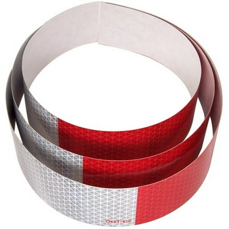 

Dot C2 Oralite Retroreflective Tape 2 X 18 (3) Strips (5 Year) 11 Red 7 White