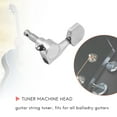 thumbnail image 2 of 12 Pieces Silver Acoustic Guitar Machine Heads Knobs Guitar String Tuning Peg Tuner(6 for Left + 6 for Right), 2 of 8