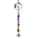 thumbnail image 1 of 7 Color Stone 7 Color Crystal Stone Hand Woven Pendant, 1 of 7
