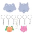 thumbnail image 1 of 14 piezas de moldes de silicona con forma de gato y perro, 1 of 8
