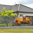 thumbnail image 3 of Sikiie Pastoral Sunflower Corgi Custom Banners and Signs Customize Outdoor, Personalized Banner with Logo Text for Party Birthday, Customized Banner Decoration-Medium, 3 of 8