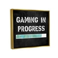 thumbnail image 4 of Stupell Industries Gaming In Progress Bar Inspirational Painting Gold Floater Framed Canvas Art Print Wall Art, 21 x 17, 4 of 10