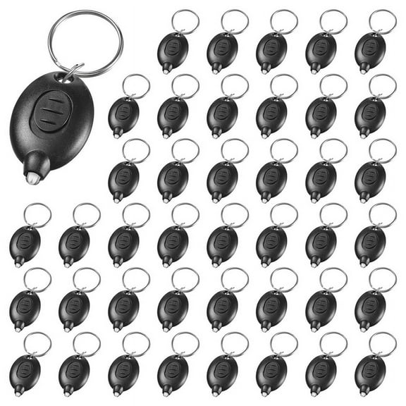 Mini Keychain LED Flashlight Badge Lights with White Beam