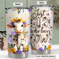 thumbnail image 3 of SANDJEST Cows Gifts for Women Girls Cow Watercolor Tumbler 20oz Jewelry Drawings Stainless Steel Insulated Tumblers Coffee Travel Mug Cup Gift for Birthday Christmas, 3 of 5