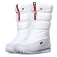 thumbnail image 3 of Botas Nieve Terciopelo Invierno para Mujer Antideslizantes Cálidas A Media Pantorrilla Botas Algodón Casuales Antideslizantes Zapatos Algodón Gran Tamaño (Z03 Blanco 38), 3 of 9