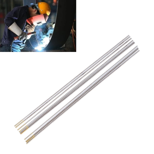 Varillas De Electrodos De Tungsteno, Excelentes Accesorios De Soldadura Por Arco De Argón, Adecuados Para Diversas Necesidades De Soldadura De Placas De Metal, 10 Uds.