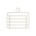 thumbnail image 1 of Dvruxg 5-Tier Multifunctional Pants Hanger Rack - Space Saving Closet Organizer for Pants, Belts & Ties - Durable Plastic Clips, 1 of 5